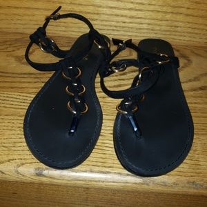 Black  sandals